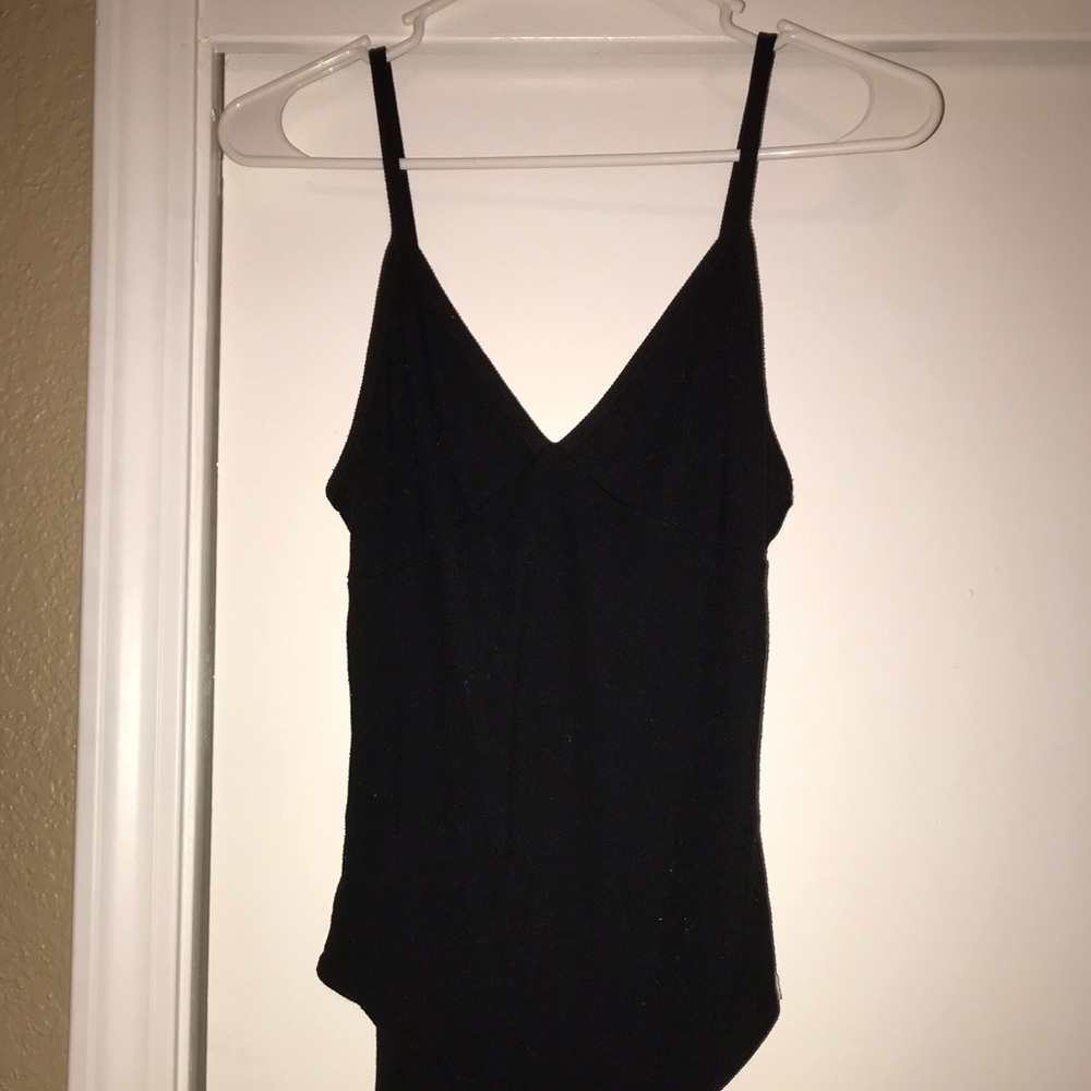 Black Tank Bodysuit
